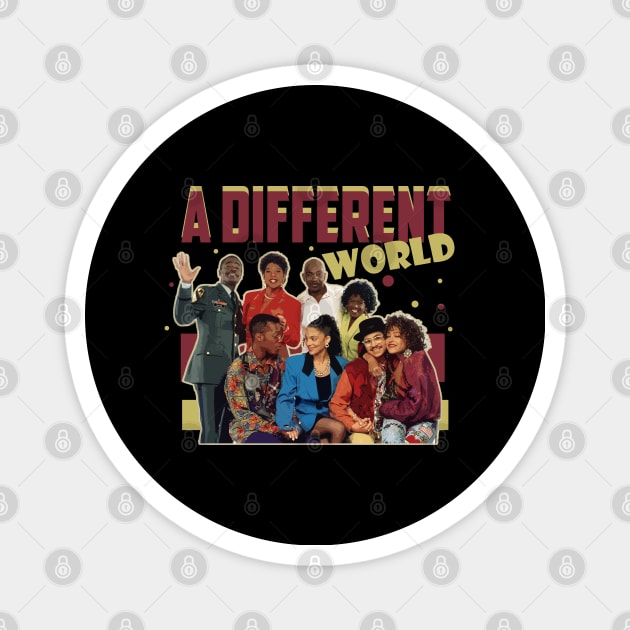 Black Tv Show - Different World Magnet by Dami BlackTint